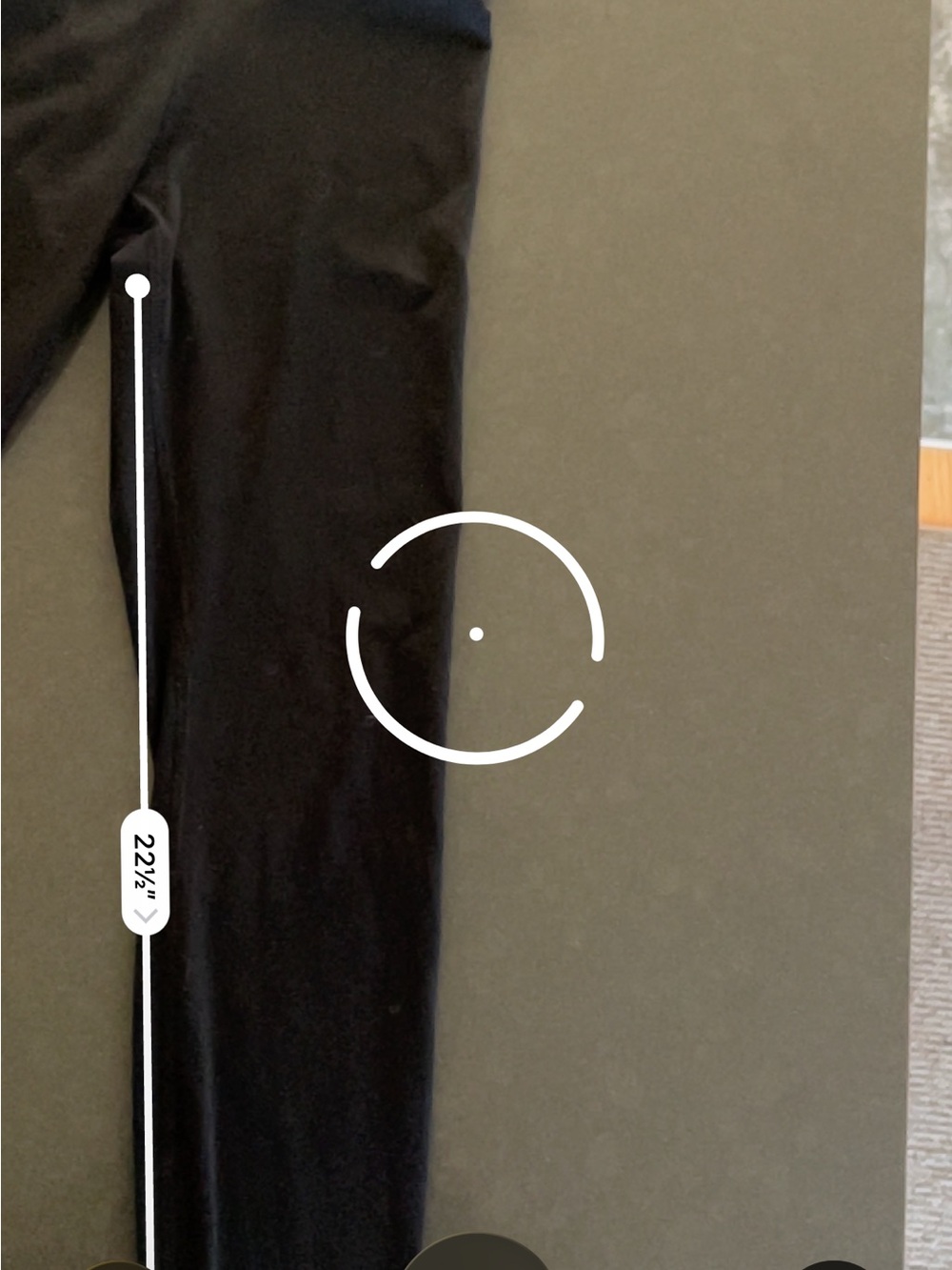 Women’s Dri-FIT High Rise Black Full Length Leggings Size M - Picture 4 of 8